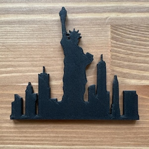 3D Printed - NYC Skyline Magnet