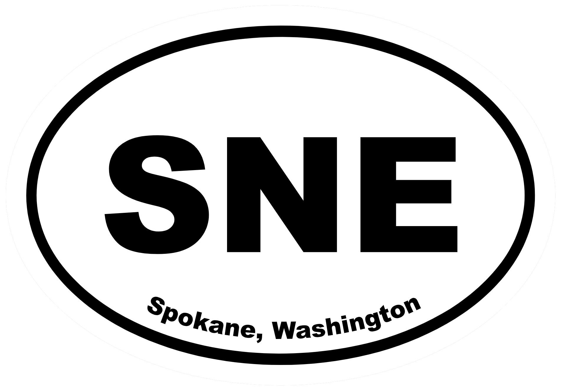 Spokane Washington Vinyl Die Cut Decal Sticker Etsy