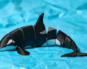 3d Printed | Articulated Flexi Orca whale