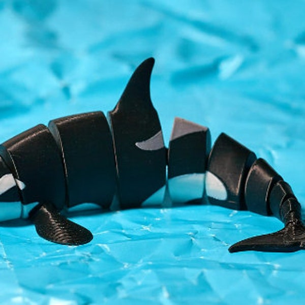 3d Printed | Articulated Flexi Orca whale