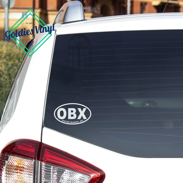 OBX Outer Banks - Vinyl Die Cut Decal Sticker