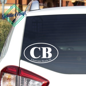 Clearwater Beach - Vinyl Die Cut Decal Sticker
