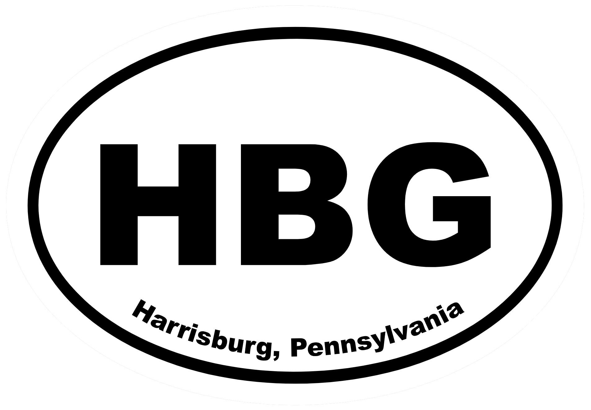 Harrisburg Pennsylvania Vinyl Die Cut Decal Sticker Etsy UK