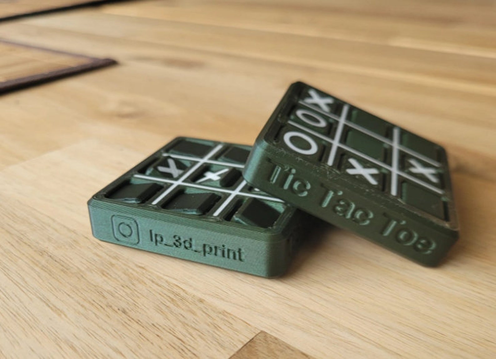 Toe Token Keychains 3D Printed - Tic Tac Toe Keychain - Etsy