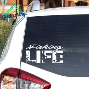 Fishing Life - Vinyl Die Cut Decal Sticker