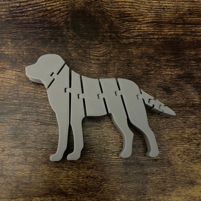 3D Printed Articulated Flexidog Etsy