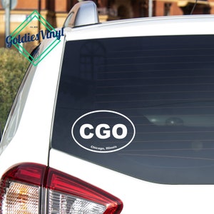 Chicago, Illinois - Vinyl Die Cut Decal Sticker