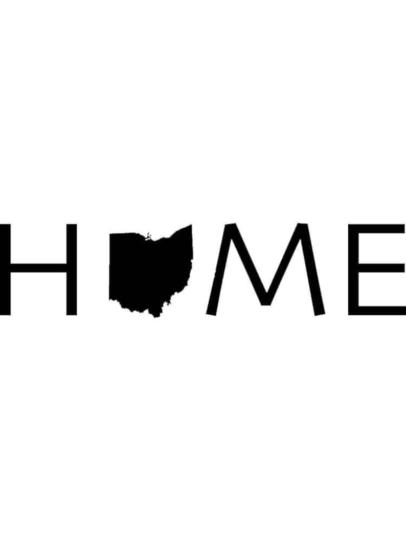 Ohio Home Vinyl Die Cut Decal Sticker