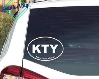 Kansas City, Missouri- Vinyl Die Cut Decal Sticker