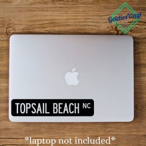 Topsail Beach NC - Vinyl Die Cut Decal Sticker