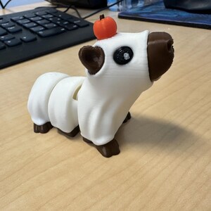 Hand Made Flexi Halloween Capybara - 3D Printed