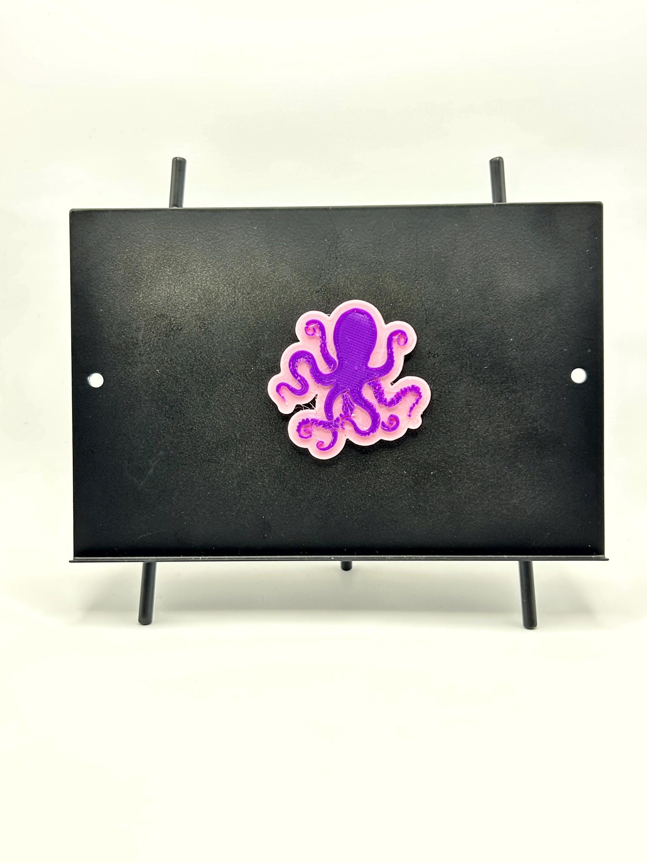 3D Printed Octopus Magnet, Customizable Sea Life Fridge Decor, Unique ...