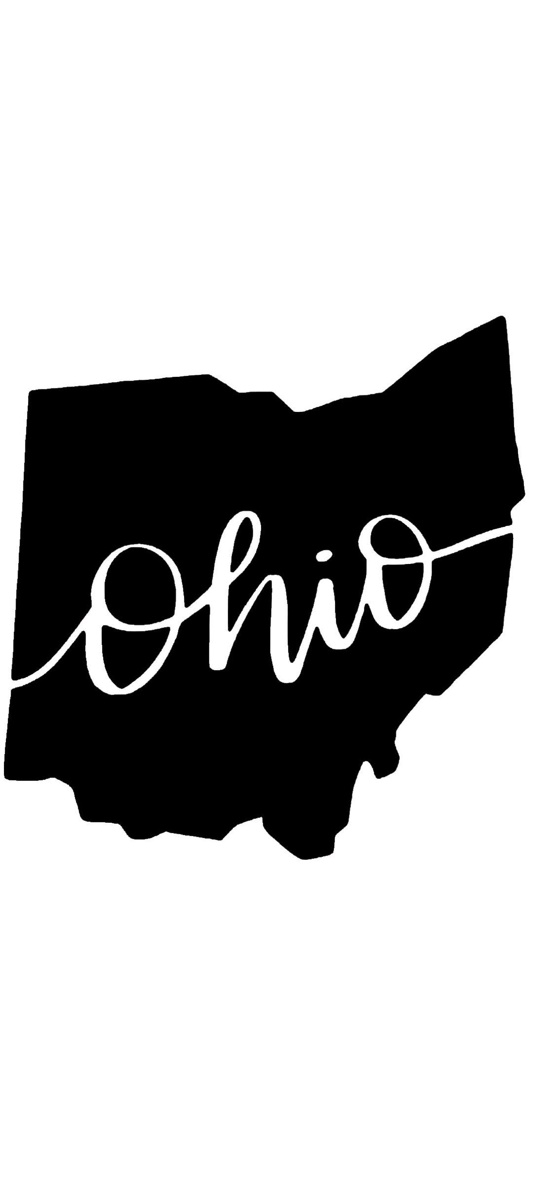 Ohio Cursive Ohio Cursive Vinyl Die Cut Decal Sticker | Etsy