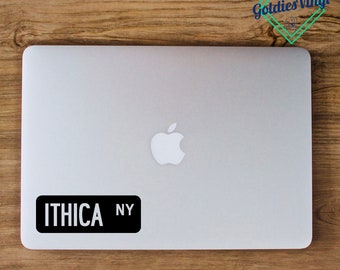 Ithica, New York - Vinyl Die Cut Decal Sticker