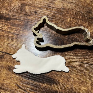 Corgi Jumping Cookie Cutter