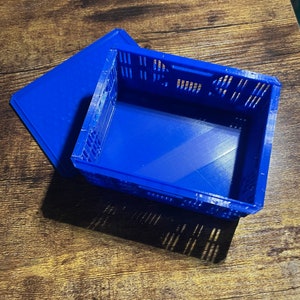 Miniature Collapsible Crate - 3D Printed