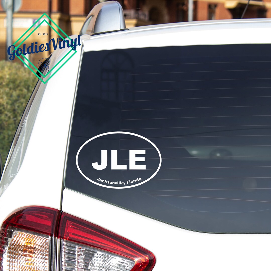 Jacksonville FL Vinyl Die Cut Decal Sticker Etsy.de