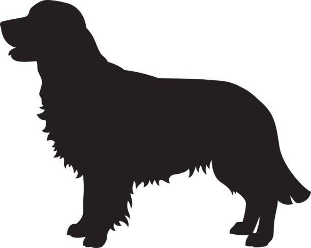 WickedGoodz Golden Retriever Vinyl Decal - 5.66" Die-Cut Bumper Sticker, Black & White, Waterproof - View #6