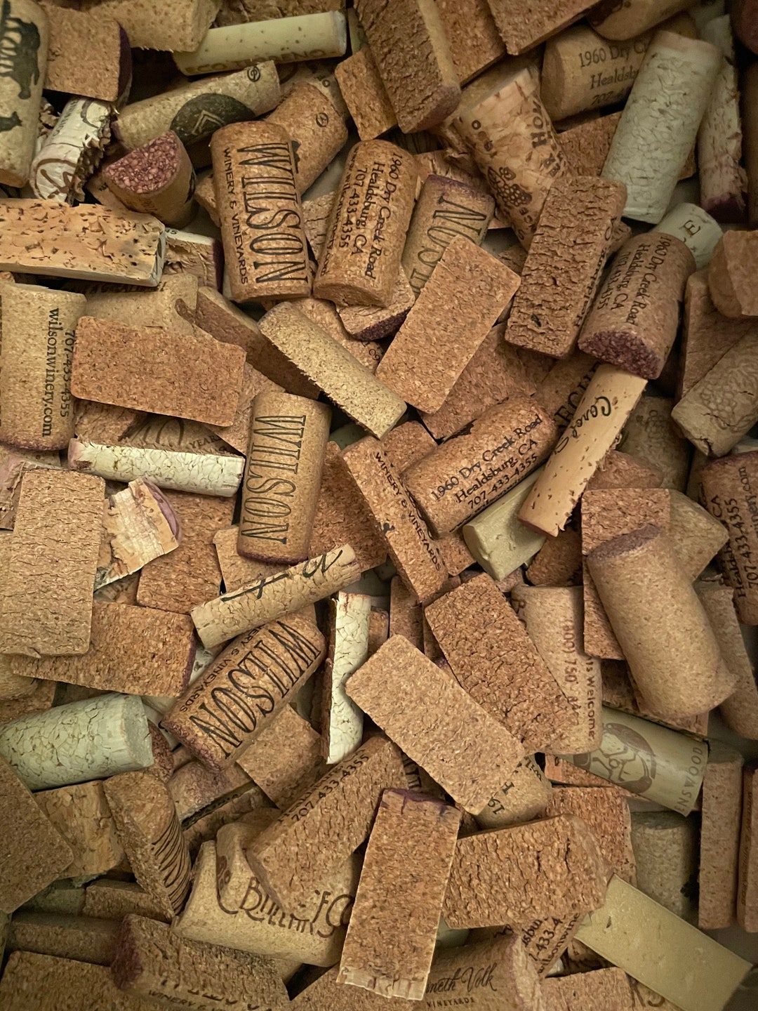 Cork Halves Pre Cut Used Wine Corks for Crafts Etsy