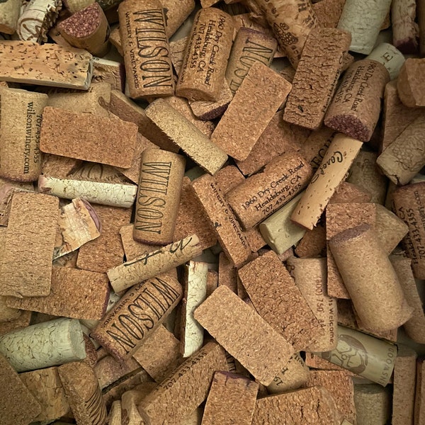 Cork Halves - Pre Cut Used Wine Corks for Crafts