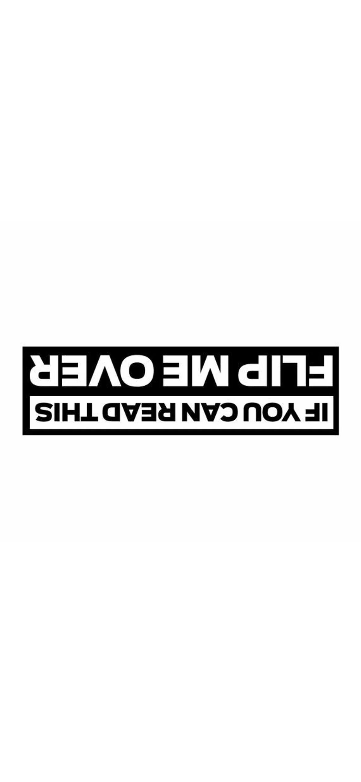 If you can read this flip me over vinyl die cut decal etsy