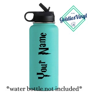 HP Font &quot;YOUR NAME&quot; - Vinyl Die Cut Decal Sticker