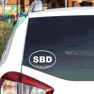 South Bend, Indiana - Vinyl Die Cut Decal Sticker