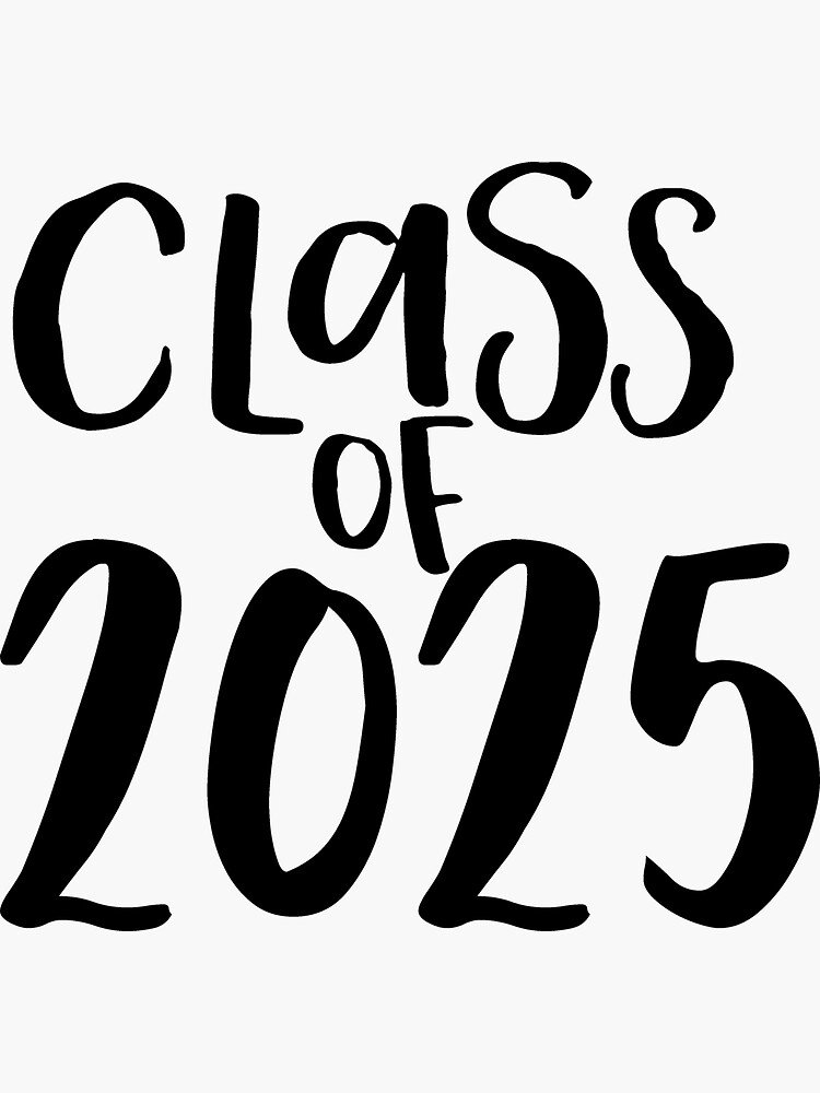 Class of 2025 Vinyl Die Cut Decal Sticker Etsy