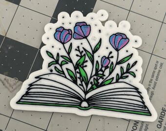 3D Printed - Flower Book Magnet