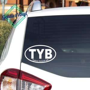 Tybee Island - Vinyl Die Cut Decal Sticker