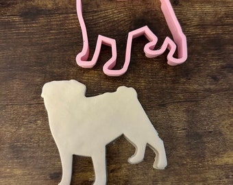 Pug Dog Cookie Cutter