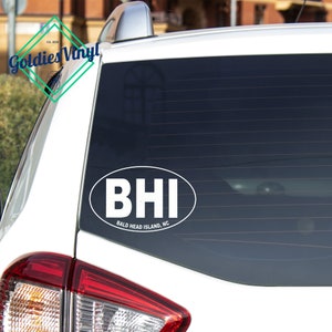 Bald Head Island, NC - Vinyl Die Cut Decal Sticker