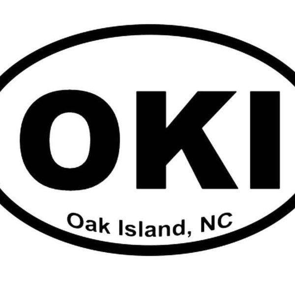 Oak Island Island, NC - Vinyl Die Cut Decal Sticker