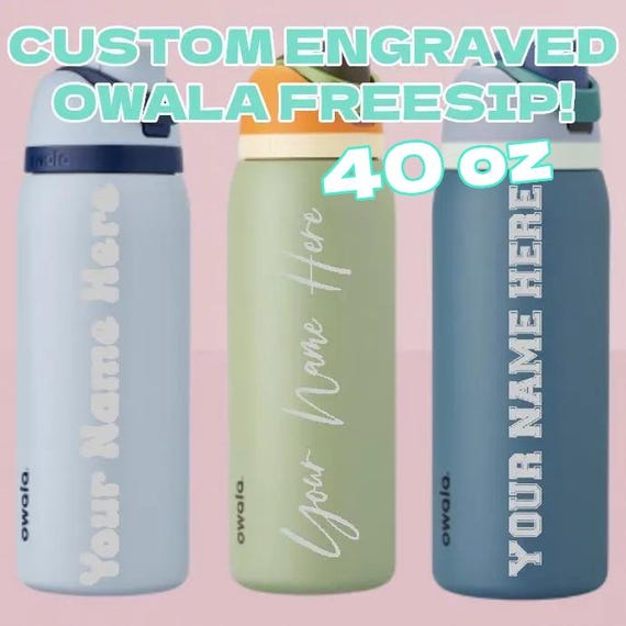 Borraccia Termica Owala FreeSip 40 Oz - Acciaio Inox Isolata - Grigia Con Tappo Flip Lock