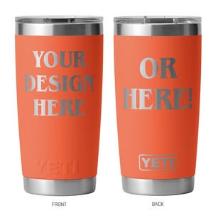 Custom Engraved Tumbler Personalized Stainless Steel Travel Cup with Lid – Insulated Coffee Water Bottle Gift SINGLE SIDED