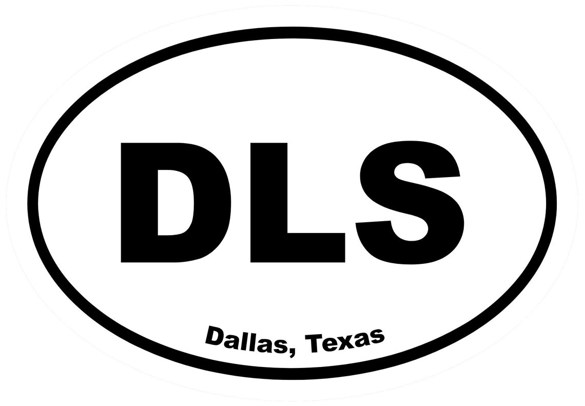 Dallas Texas Vinyl Die Cut Decal Sticker - Etsy