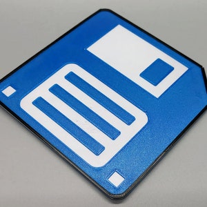 3D Printed - Floppy Disc Coaster