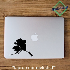 Alaska State Flag Shape - Vinyl Die Cut Decal Sticker