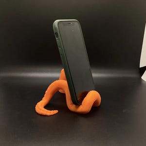 3D Print Octopus Tentacle Phone Stand | Unique Desk Organizer & Sea Life Decor | Perfect Gift for Ocean Lovers