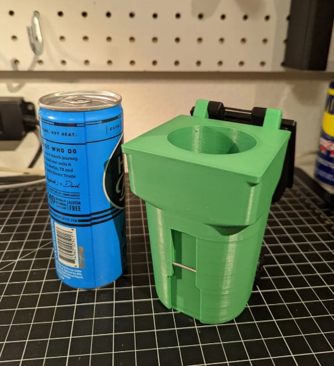 3D Printed Mini Trash Can Koozie 8 Oz Etsy