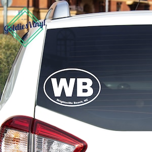 Wrightsville Beach - Vinyl Die Cut Decal Sticker