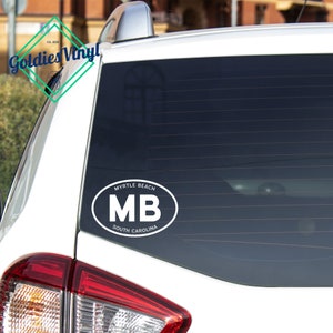 Myrtle Beach, SC - Vinyl Die Cut Decal Sticker