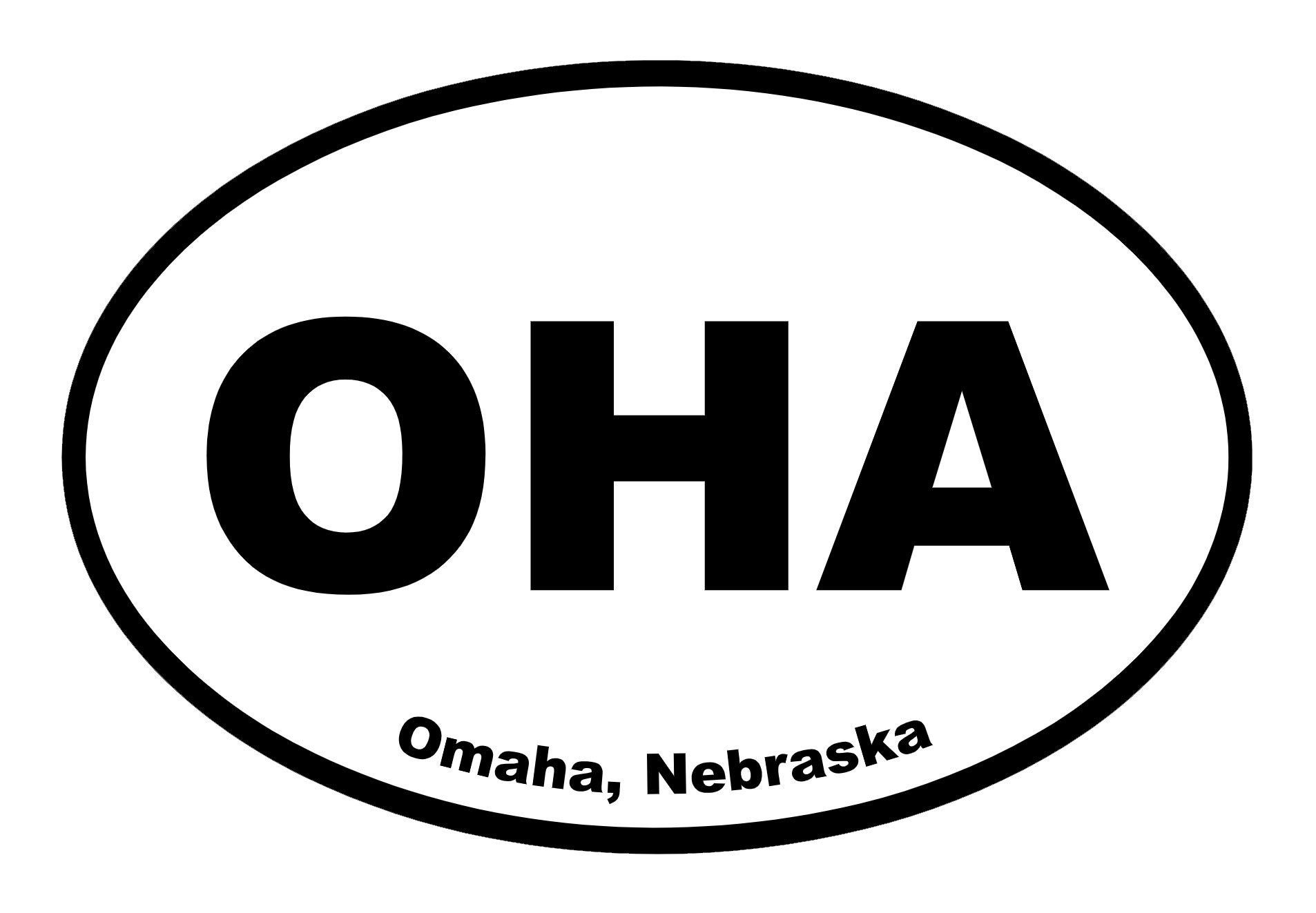 Omaha Nebraska Vinyl Die Cut Decal Sticker Etsy