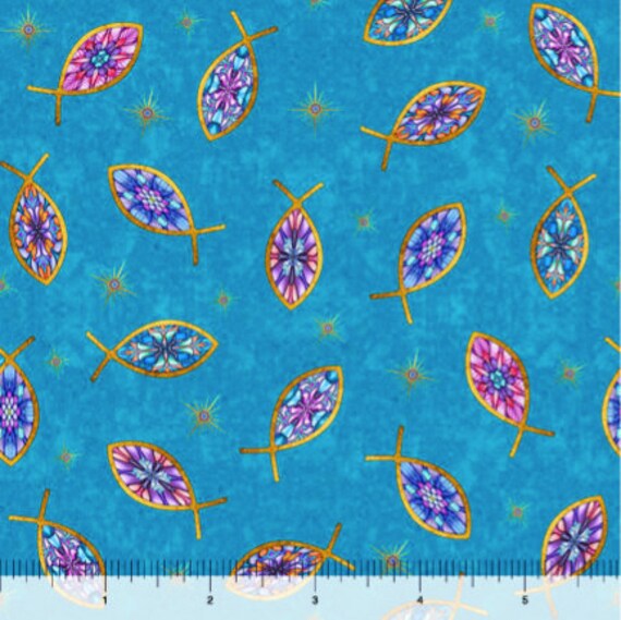 Faith Fabric by Dan Morris Religious Cream Sign of the Fish Quilt Shop Quality Faith Fabric by Dan Morris Religious Cream Sign of the Fish Quilt Shop Quality