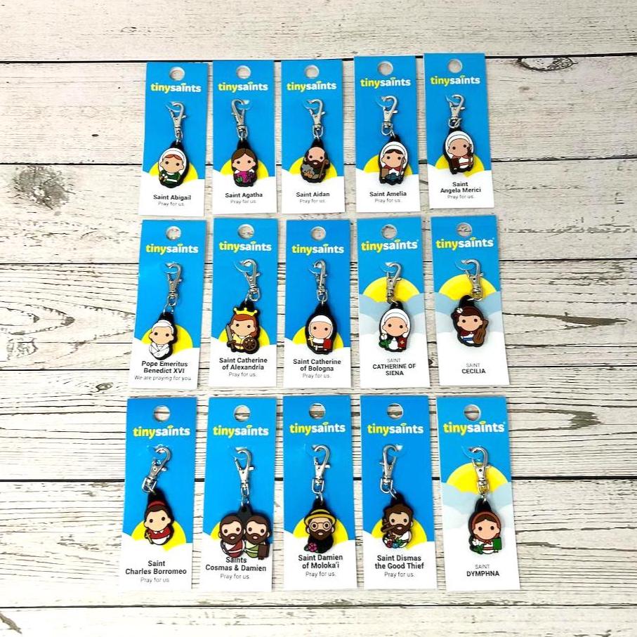 Tiny Saints A-J Saint Names Rubber Charms - Etsy