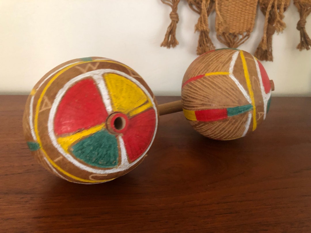 Vintage Maracas From Jamaica Etsy
