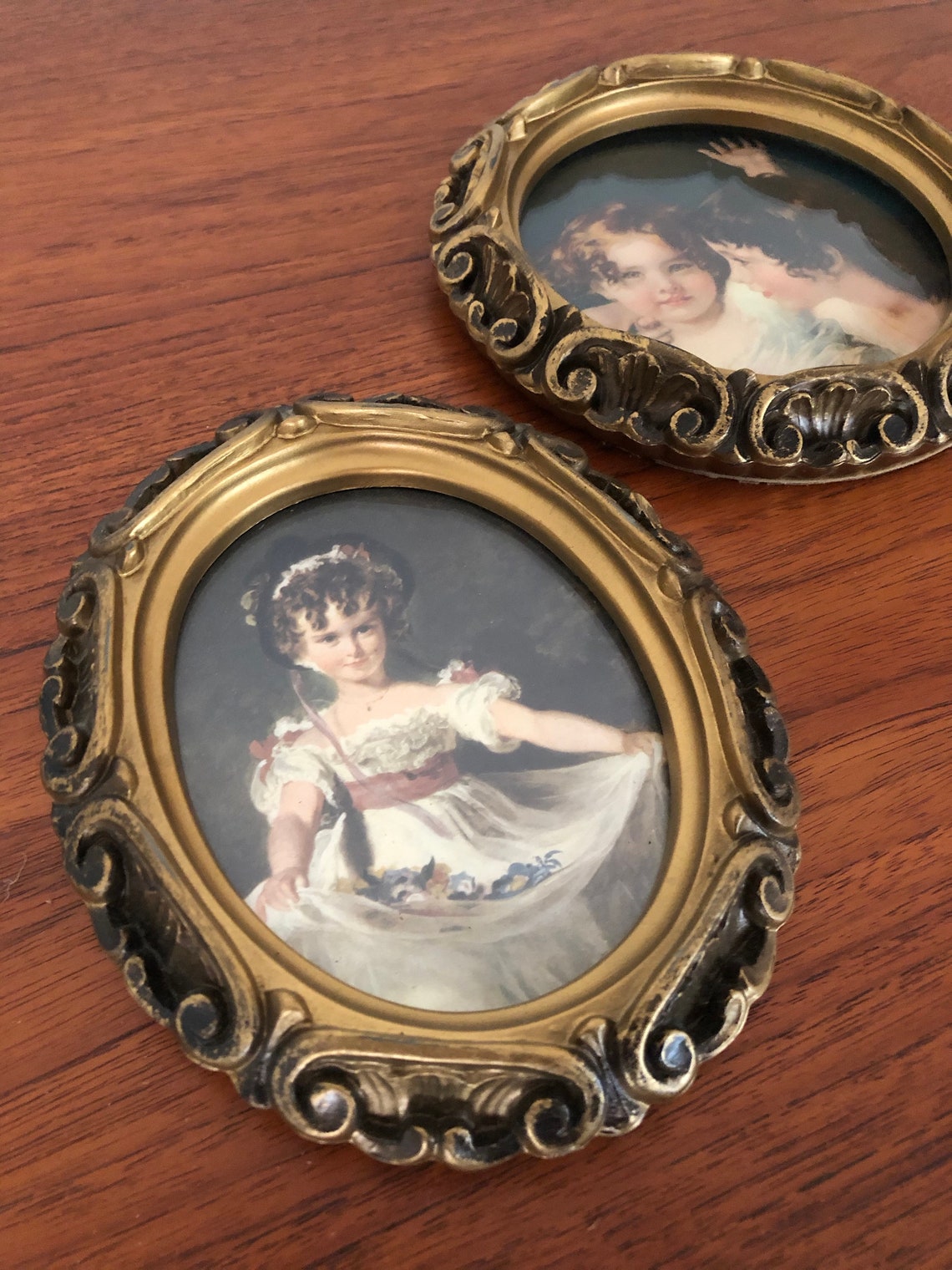 Vintage miniature picture frames Etsy