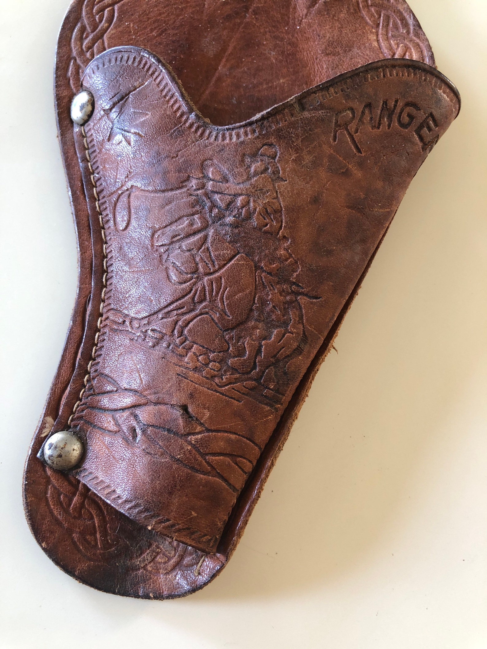 Vintage Leather Ranger Toy Gun Holster Etsy