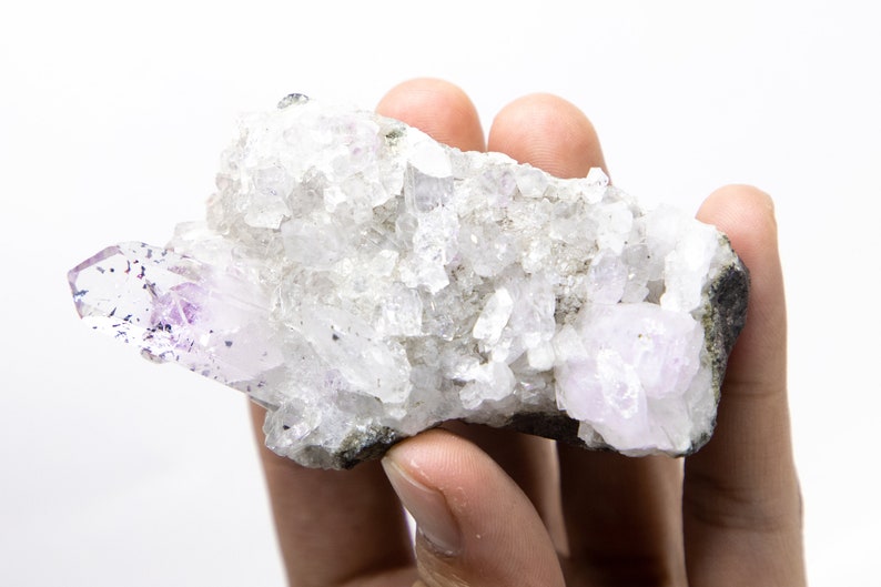 129 shops g Harlequin Brandberg Quartz Matrix Specimen Goboboseb, Brandberg District, Erongo Region, Namiba, Brandberg Amethyst
