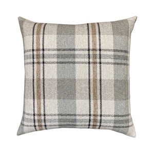 Large grey deals check cushions